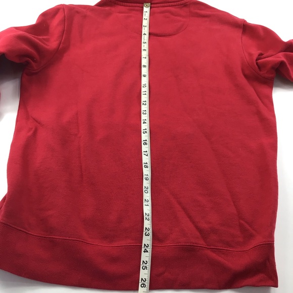 Starter men’s hoodie sweatshirt S spell out Red - Picture 6 of 9